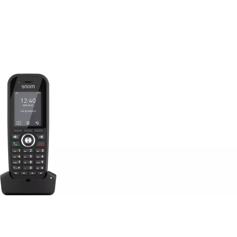 Telefono DECT Snom M30 IP DECT Handset cordless nero