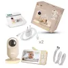 Vedo crema baby monitor elettronico con ricevitore wireless