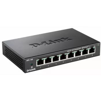 D-Link DES-108 nero