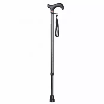 ACTIONMED LI200AM bastone da passeggio regolabile, nero