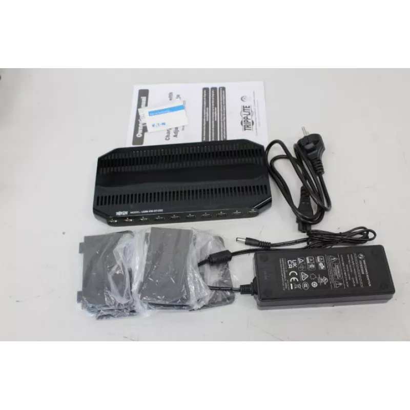 Stazione di ricarica USB Tripp Lite U280-010-ST-CEE — 10 porte USB, vano regolabile