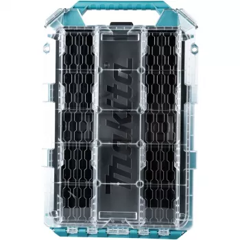 MAKTRAK organizer Flat M, cassetta utensili blu/trasparente, coperchio trasparente