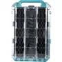 MAKTRAK organizer Flat M, cassetta utensili blu/trasparente, coperchio trasparente