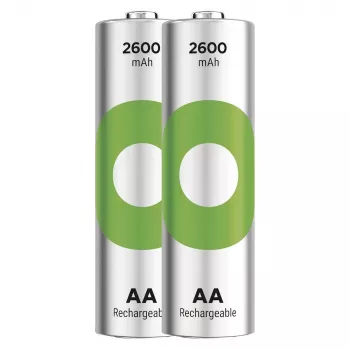 Batterie R6/AA NI-MH 2 600mAh blister 2 pz.