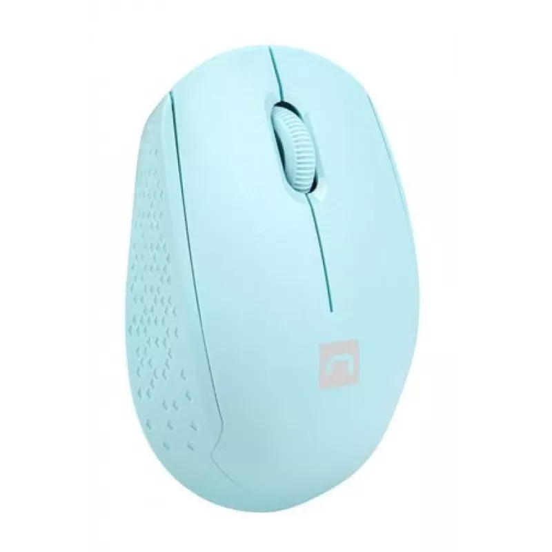 Natec Stork NMY-2001 mouse ottico wireless, 1600 DPI, ricevitore USB, blu