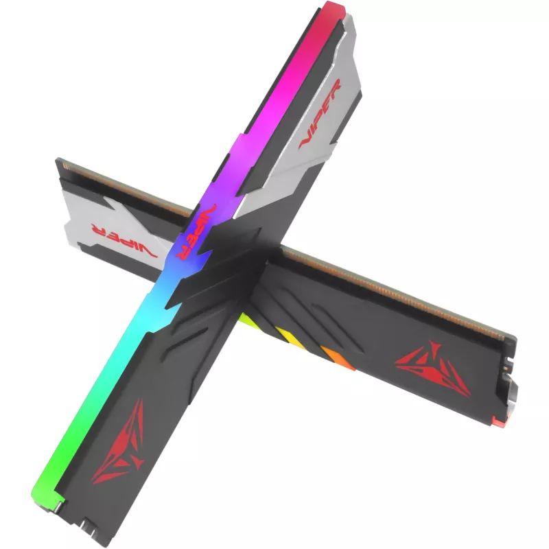 Kit di memoria Patriot Viper Venom RGB PVVR532G720C34K DDR5-7200 32 GB (2x 16 GB) CL34, Intel XMP 3.0, nero