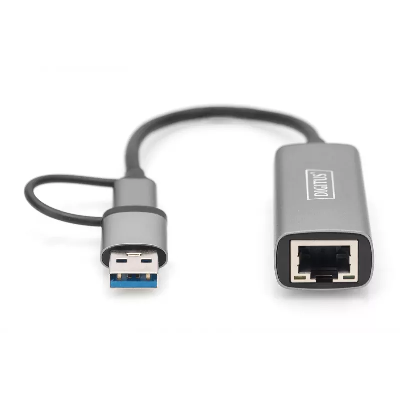 Adattatore USB Type-C Gigabit Ethernet Digitus DN-3028