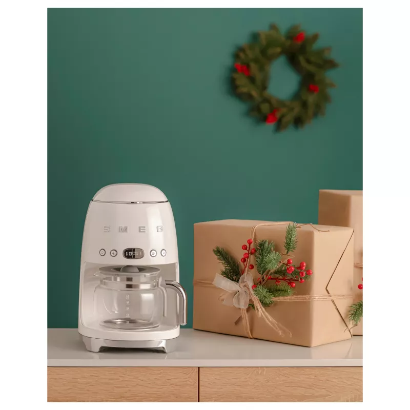 Smeg 50's Style DCF02CREU macchina per caffè 1,25 litri crema