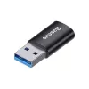 Adattatore Baseus Ingenuity USB Type-A (femmina) a USB Type-C (maschio) 10 Gbit/s, nero, 14×22×8 mm
