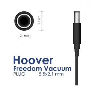 Caricabatterie per aspirapolvere Hoover Freedom Akyga AK-PD-09, 26 V / 0,4 A, 10,4 W, 5,5 x 2,1 mm, 1,8 m