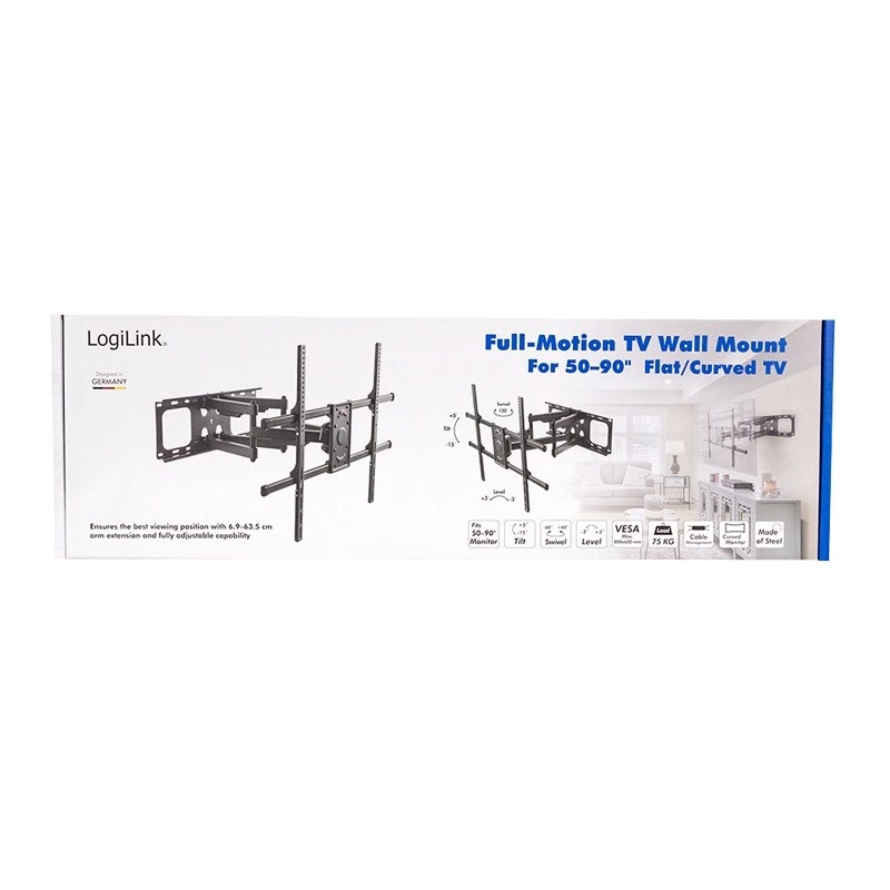 LogiLink Supporto TV da parete 50–90
