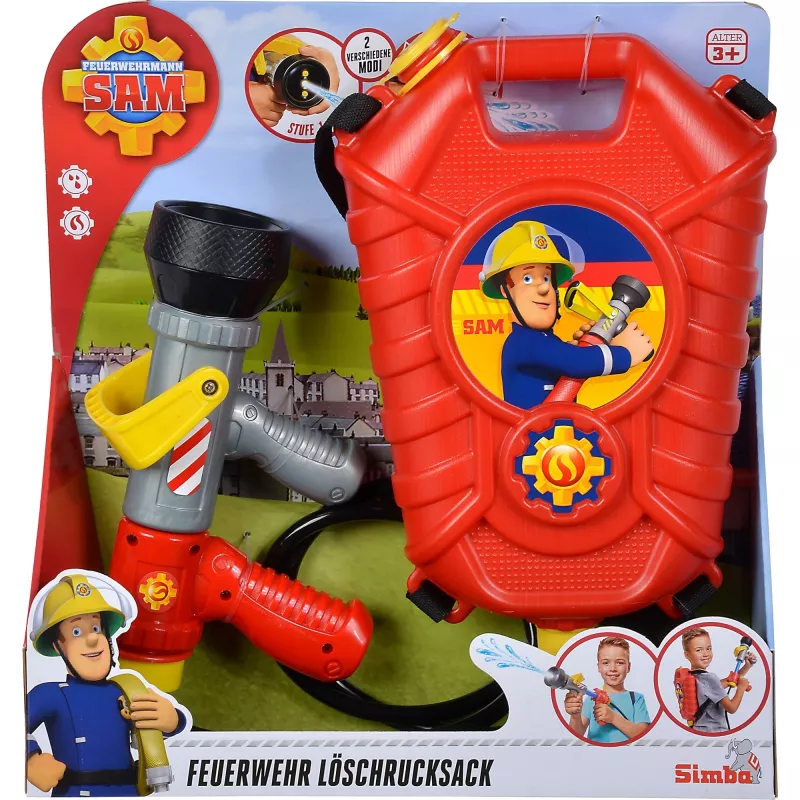 Simba-Dickie Simba Sam zaino serbatoio antincendio gioco di ruolo – accessorio per giochi d'acqua