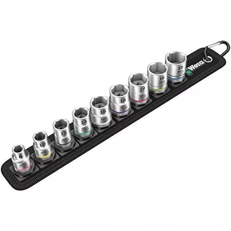 Set chiavi a bussola Wera Belt B 4 3/8 pollici metriche