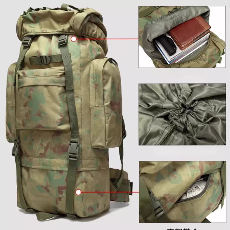 Zaino Extralink Tactical Military Camouflage 65L