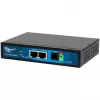 ALLNET ALL-MC116SPV-VDSL2 modem bridge VDSL2 vectoring punto-punto, 2x porte PoE IEEE 802.3at, non gestito, nero