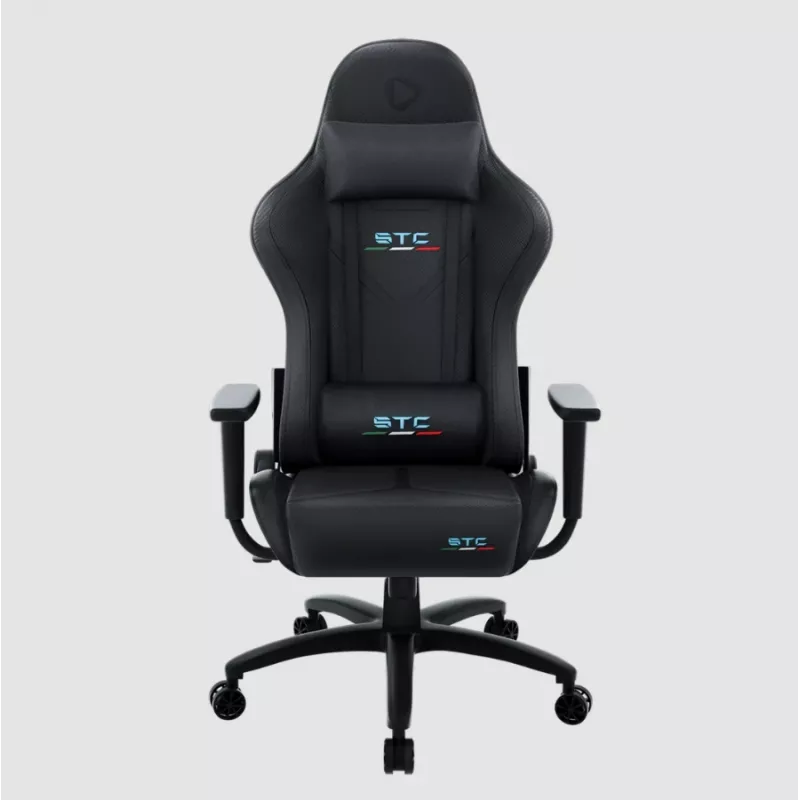 Sedia da gaming Onex STC Tribute Hardcore nero — seduta ergonomica per PC/console, regolabile in altezza e reclinabile