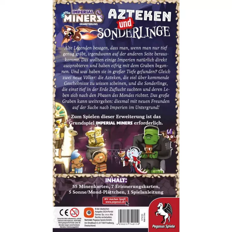 Imperial Miners: Aztechi e Stravaganti, espansione gioco da tavolo