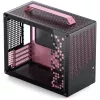 Jonsplus MATX Handle Case Z20 nero-rosa – case Mini/Micro/Flex-ATX con maniglia