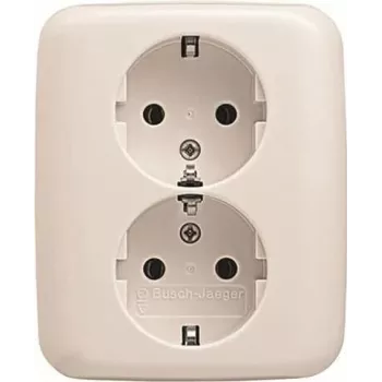 BUSCH JAEGER BJ 202 EUJ-214 202 EUJ-214 Presa doppia SCHUKO