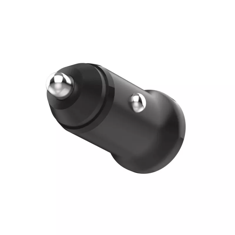 Caricabatterie da auto FIXED FIXCC20N-CU-BK — connettori USB-C e USB-A, potenza in uscita 20 W, adattatore auto compatto