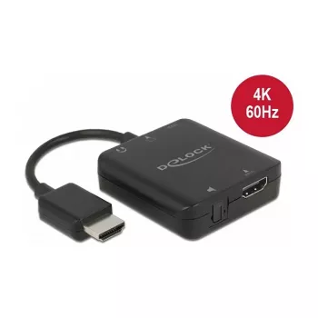 Estrattore audio HDMI DeLOCK 4K 60 Hz compatto