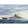 Kit di montaggio modello nave da guerra Revell Bismarck 1:700