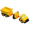 Set veicoli Popular Playthings Mix or Match Vehicles Construction nero giallo