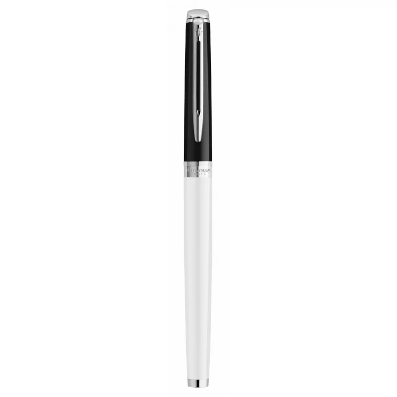 Penna stilografica Waterman Hémisphère Colour Blocking nero bianco laccato