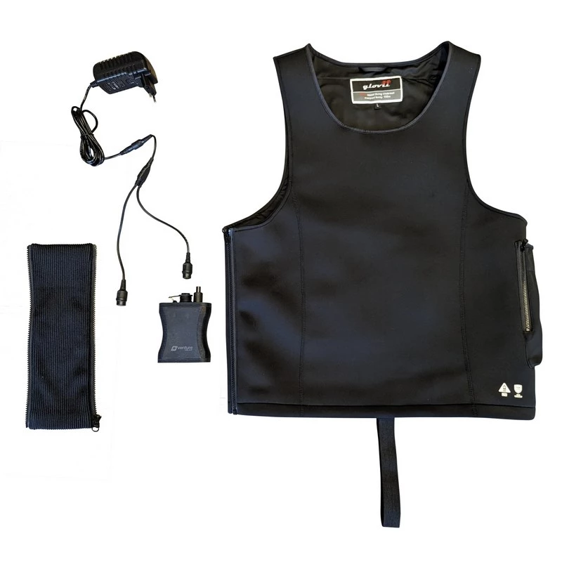 Glovii GMV1M Giacca per sport acquatici nero softshell
