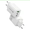 Caricabatterie everActive SQ-655Q 65W, 1×USB-A + 2×USB-C ricarica rapida