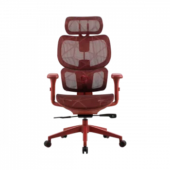 Sedia da ufficio gaming Onex | Ventra Premium rete in tessuto | rosso