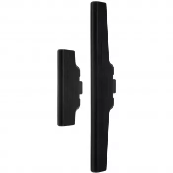 Set di ugelli BRILLIANTO, per lavavetri nero, 2 pezzi: 350mm e 165mm