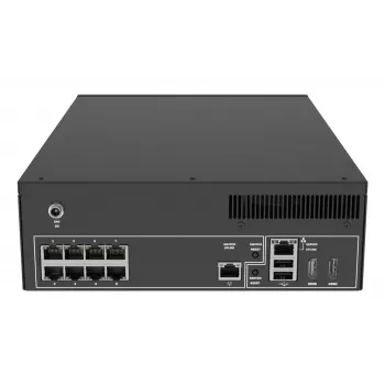 Videoregistratore di rete AXIS S2208 Mk II 8 canali, HDD 4 TB, SATA, 7680×4320 max, IEEE 802.3at, nero