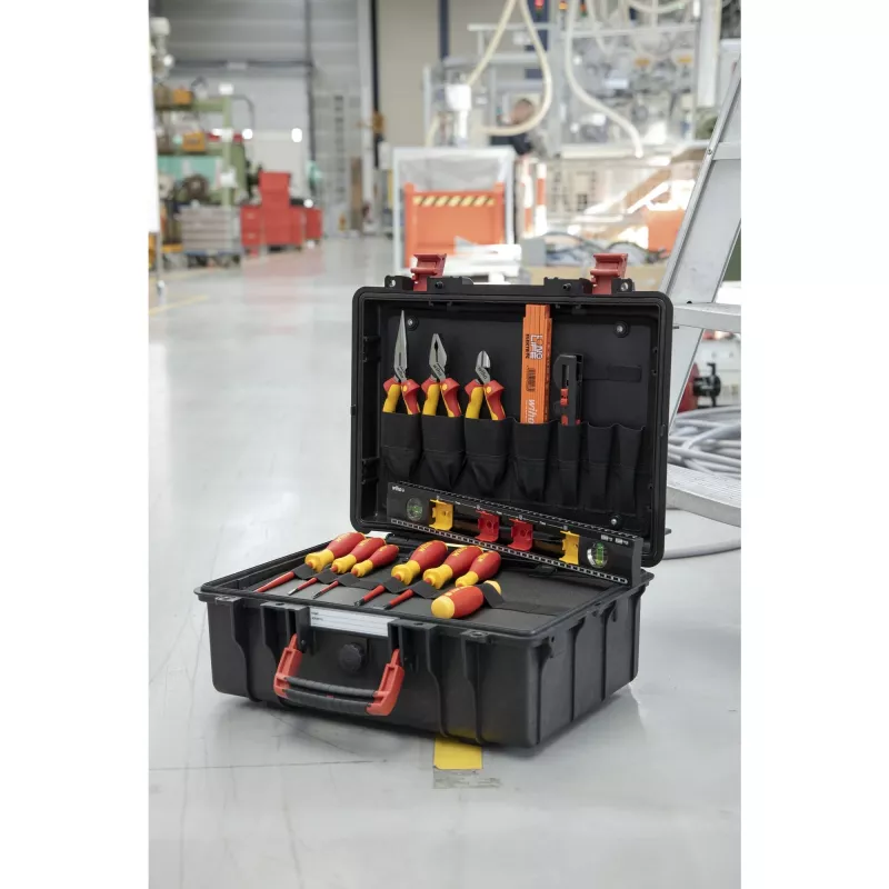 Wiha 45530 Basic Set L electric set di utensili, 18 pezzi, con valigetta