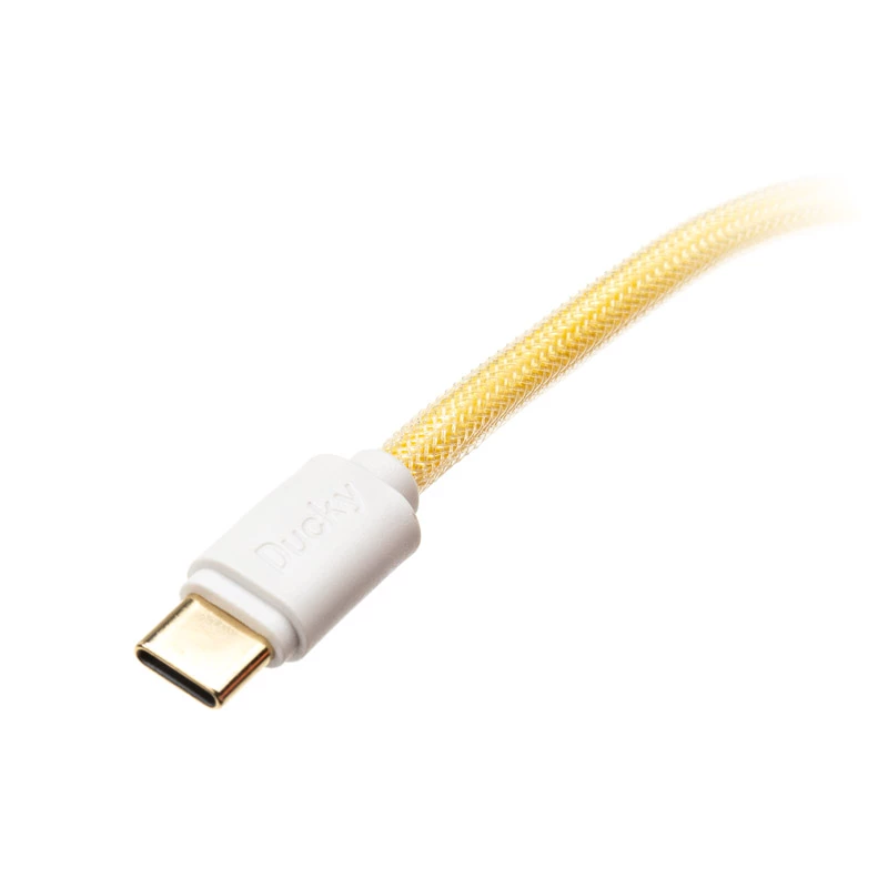 Ducky Premicord cavo spiralato Afterglow, USB Type-C a Type-A - 1,8 m