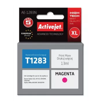 Activejet AE-1283N inchiostro (sostituto per Epson T1283; Supreme; 13 ml; magenta)
