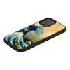 Custodia iKins per Apple iPhone 12 Pro Max con design Great Wave
