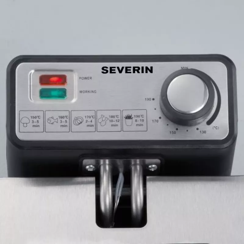 Friggitrice Severin FR 2431 Single 3 L 2000 W acciaio inox