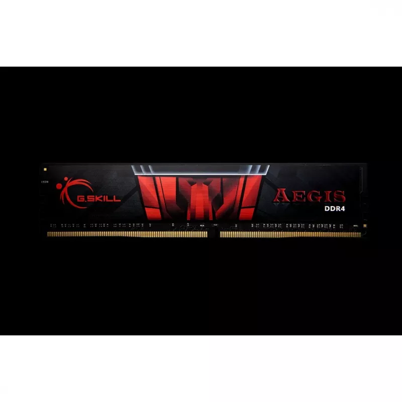 DIMM 32 GB DDR4-2666 (2x 16 GB) dual-kit, memoria RAM nero/rosso, F4-2666C19D-32GIS, Aegis DDR4, INTEL XMP