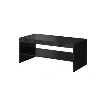 PAFOS Panca / Tavolo 120x60x50 cm nero opaco