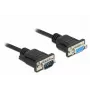 Cavo seriale DeLOCK 86598 nero 5m RS-232 Sub-D9