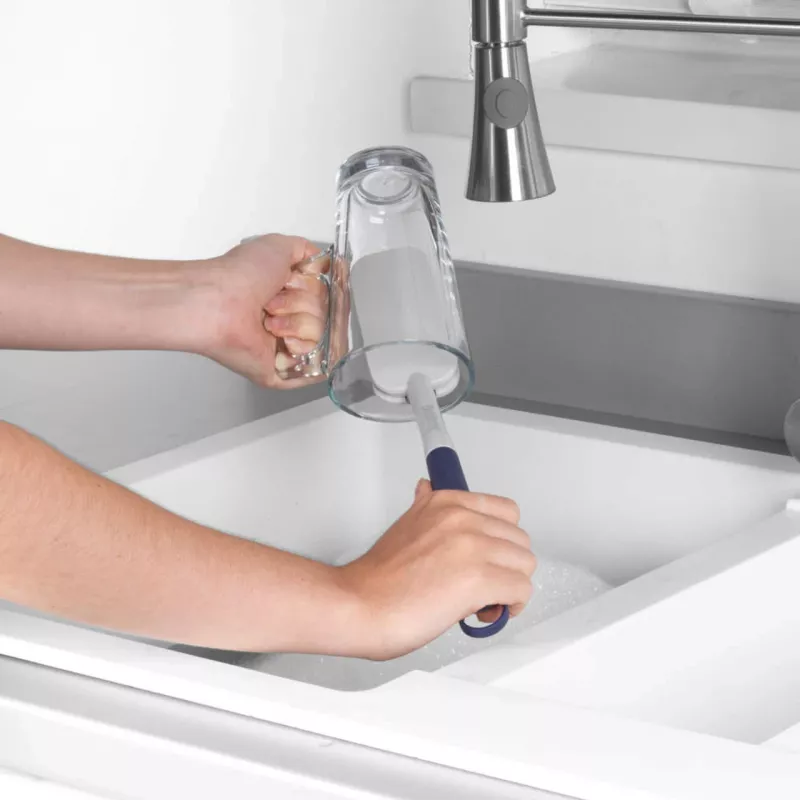 Spazzola per piatti Beldray LA032814FEU7 Deep Clean Gomma, setole in gomma, manico ergonomico