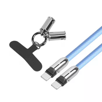 Cavo 2in1 USB-C 1 m blu