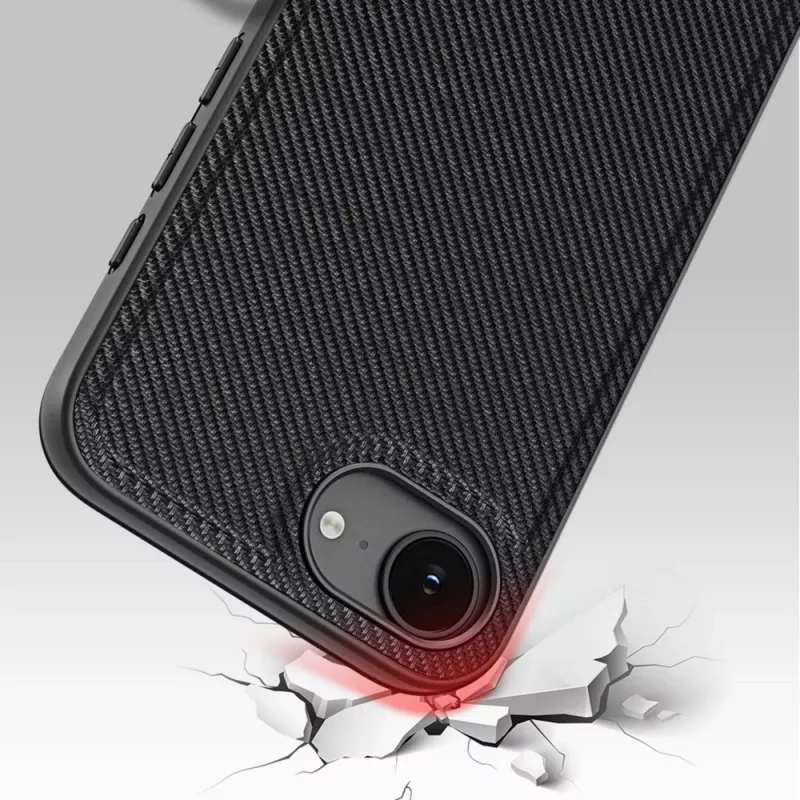 Cover Nevox 2499 custodia per cellulare nero per iPhone 16e 15,5 cm