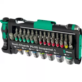 Wera Tool-Check Plus Imperial set di utensili da 39 pezzi — set imperiale da 39 pz. di cacciaviti e accessori