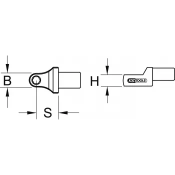 KS Tools 9x12 mm portabit a innesto per bit da 5/16