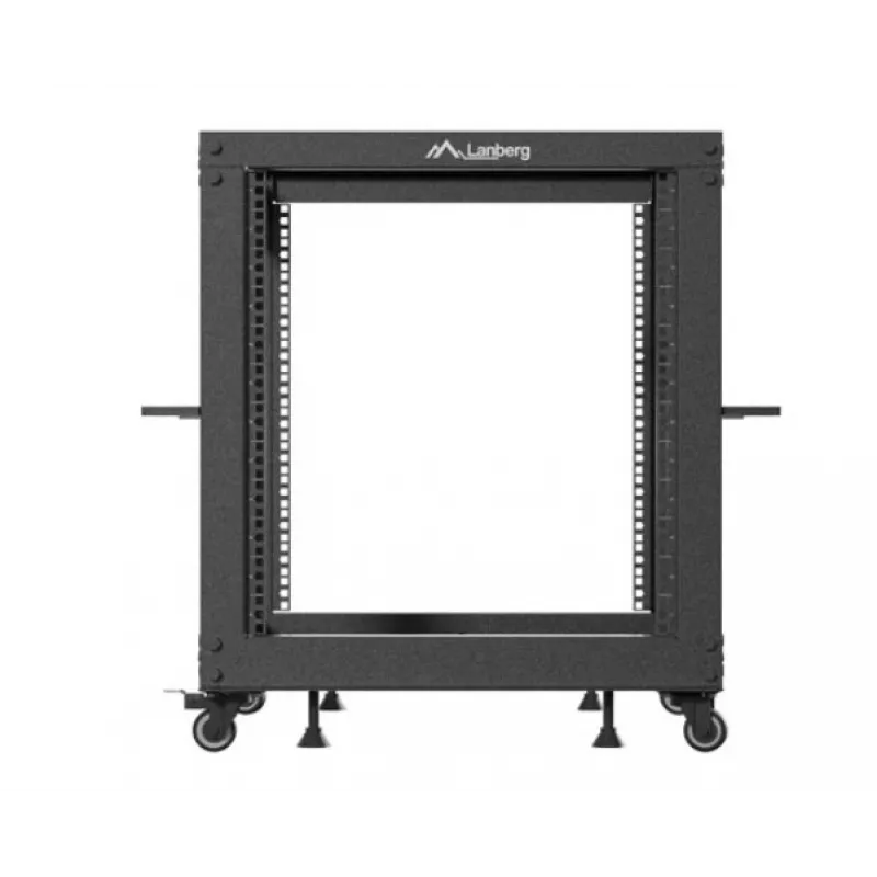 Case rack LANBERG Open Rack OR01-6112-B 12U 600x600 regolabile nero
