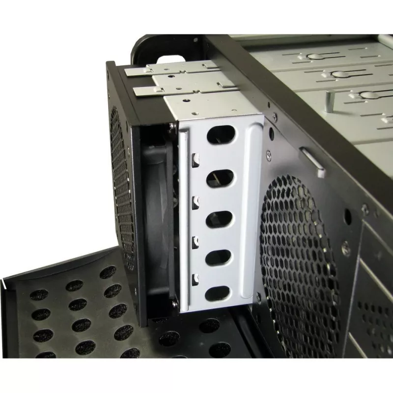 Case per server Inter-Tech IPC 4U-4129L rack argento metallico
