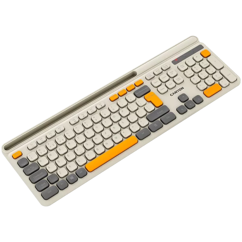 Tastiera CANYON HKB-W03 EN AAA Wireless beige