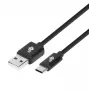 Cavo USB - USB C 3 m a nastro nero